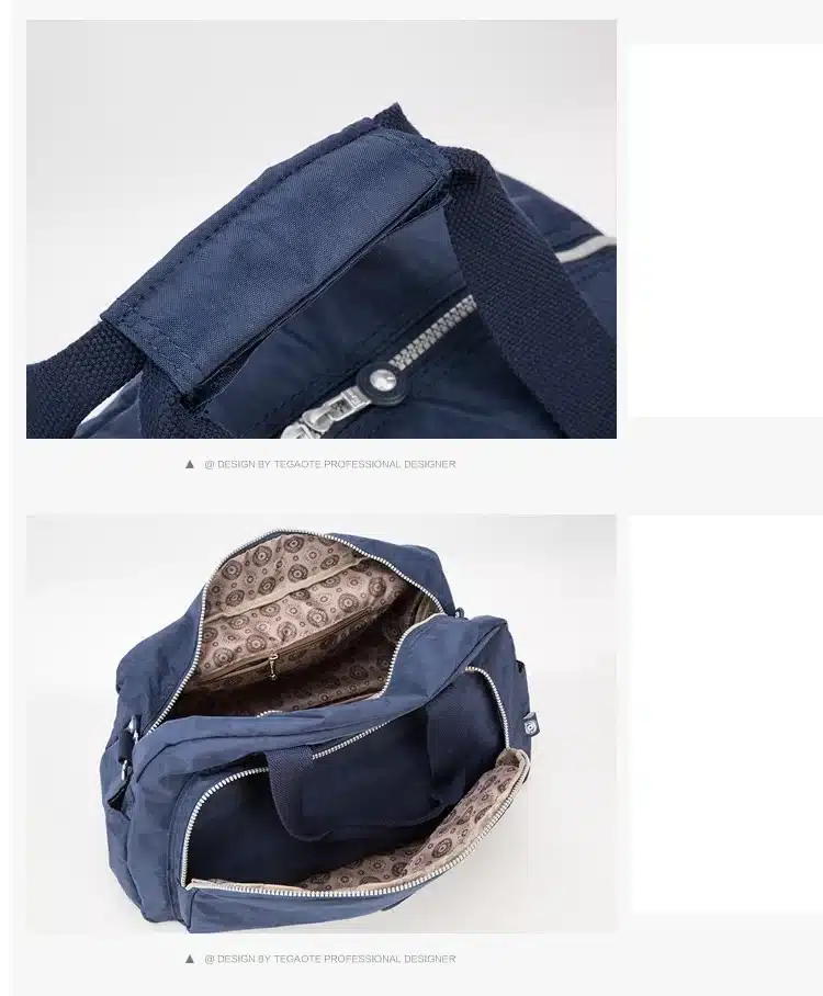Men Waterproof Nylon Business Trip Short Travel Bags Women Organizer Duffel Tote Bag Ladies Solid Weekend Bag Luggage Package 20