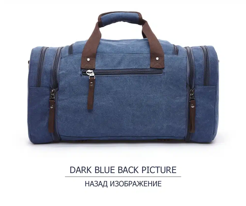 MARKROYAL Canvas Men Travel Bags Carry on Luggage Bags Men Duffel Bag Travel Tote Large Weekend Bag Overnight high Capacity 22