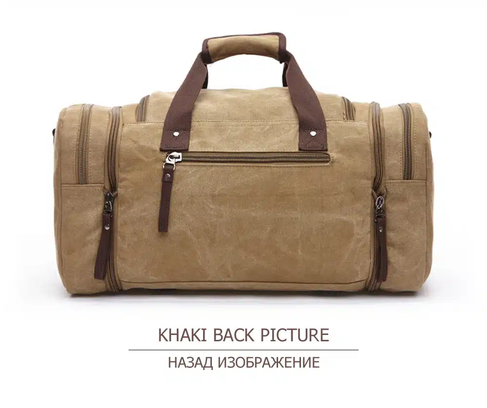 MARKROYAL Canvas Men Travel Bags Carry on Luggage Bags Men Duffel Bag Travel Tote Large Weekend Bag Overnight high Capacity 25