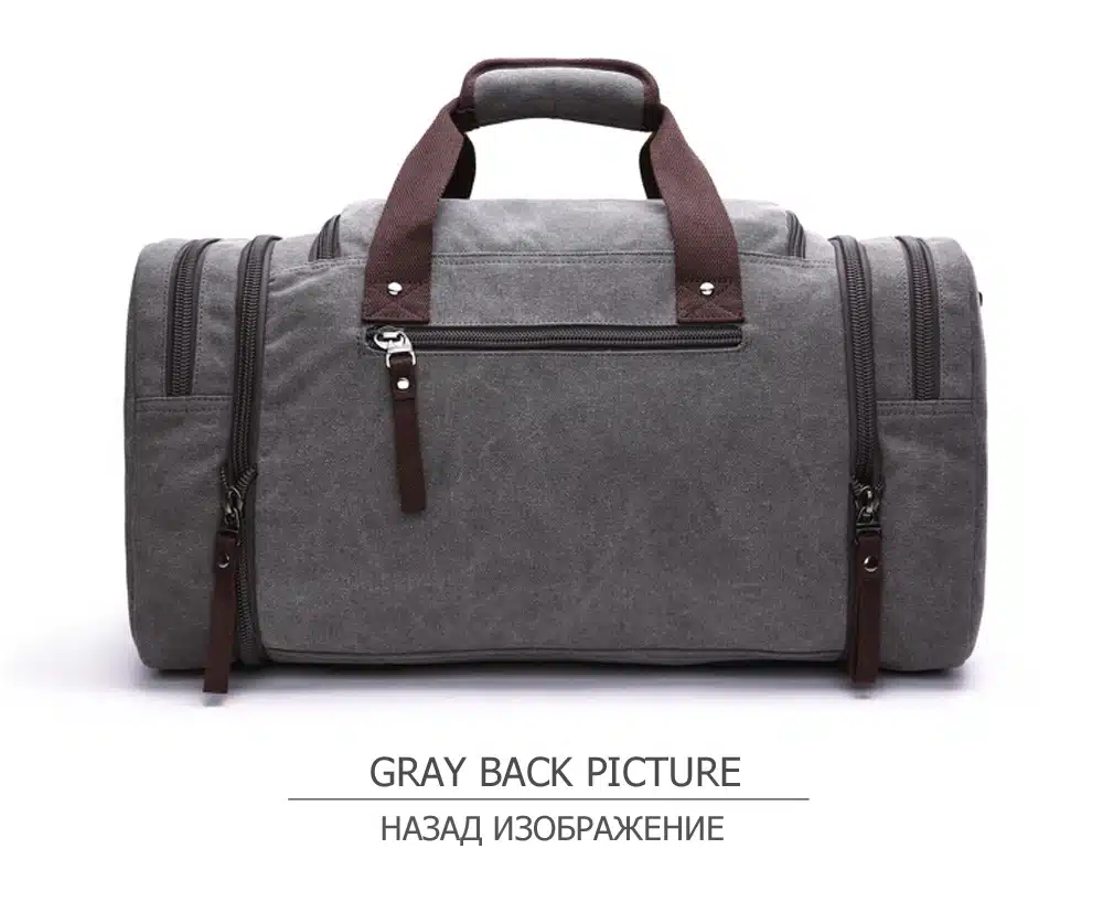 MARKROYAL Canvas Men Travel Bags Carry on Luggage Bags Men Duffel Bag Travel Tote Large Weekend Bag Overnight high Capacity 31