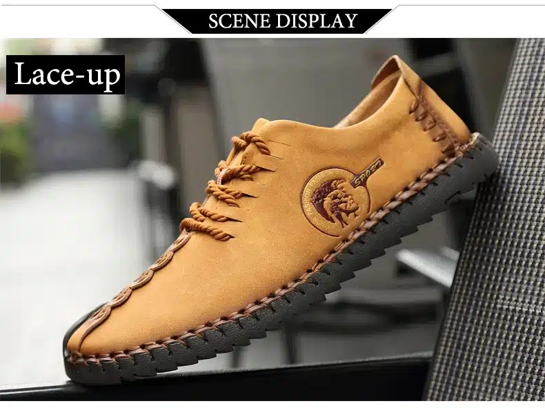 2017 New Comfortable Casual Shoes Loafers Men Shoes Quality Split Leather Shoes Men Flats Hot Sale Moccasins Shoes 18