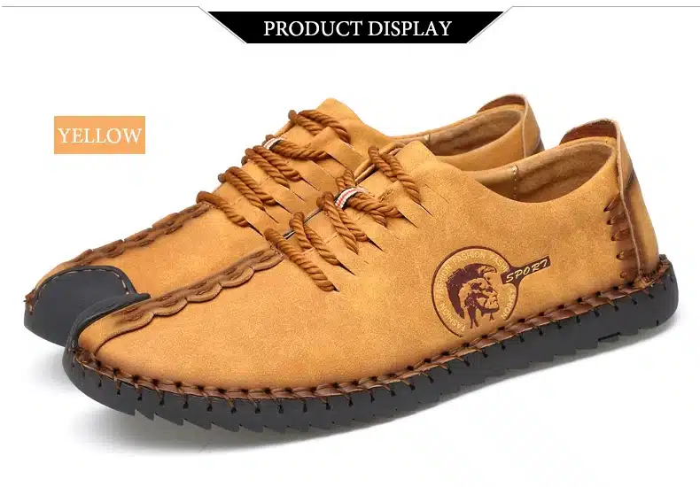2017 New Comfortable Casual Shoes Loafers Men Shoes Quality Split Leather Shoes Men Flats Hot Sale Moccasins Shoes 27