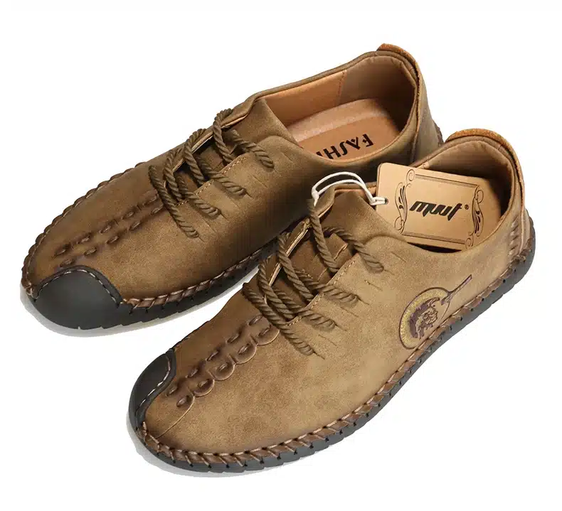2017 New Comfortable Casual Shoes Loafers Men Shoes Quality Split Leather Shoes Men Flats Hot Sale Moccasins Shoes 40