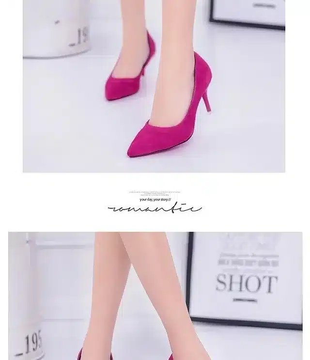Shuangxi.jsd 2017 Summer Shoes Woman High Heels Brand Fashion Suede Fine With Variety Of High-heeled 5cm Women Shoes 34-42 39