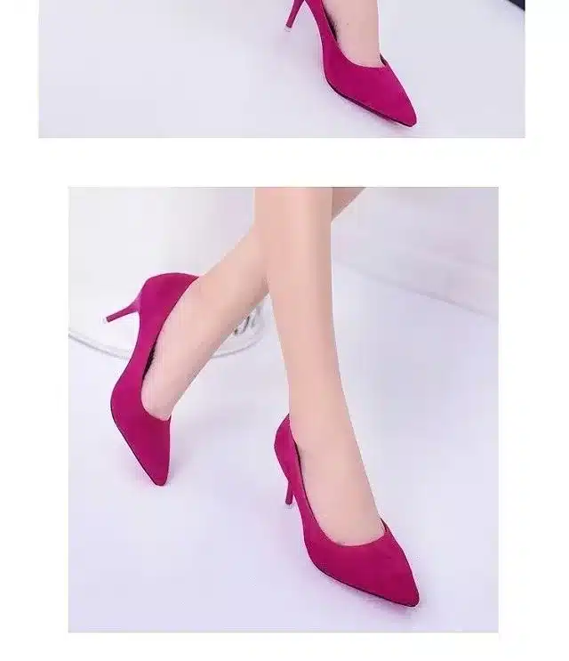 Shuangxi.jsd 2017 Summer Shoes Woman High Heels Brand Fashion Suede Fine With Variety Of High-heeled 5cm Women Shoes 34-42 41