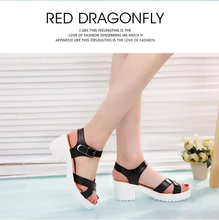 Women Platform Sandals Plus Size 45 Gladiator Woman Open Toe Shoes Summer Style Hollow Out Weave Ladies Casual Black Sandals 11