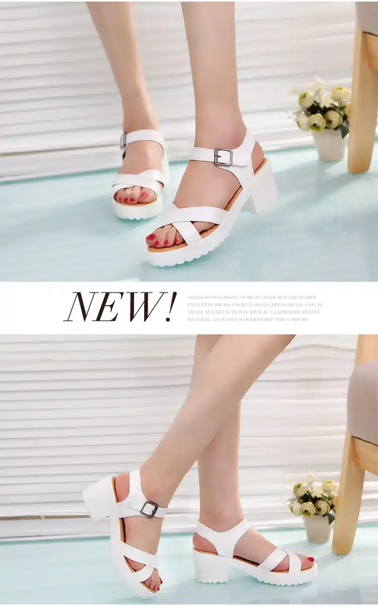 Women Platform Sandals Plus Size 45 Gladiator Woman Open Toe Shoes Summer Style Hollow Out Weave Ladies Casual Black Sandals 13