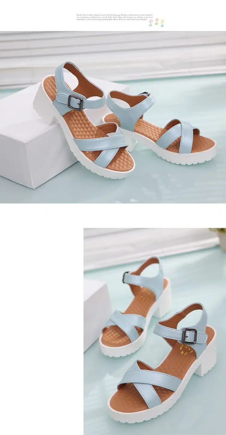 Women Platform Sandals Plus Size 45 Gladiator Woman Open Toe Shoes Summer Style Hollow Out Weave Ladies Casual Black Sandals 21