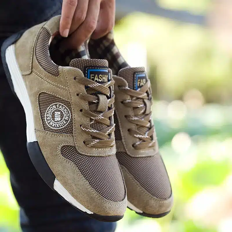 Genuine Leather with Mesh Men Casual Shoes, New Arrival Leather Men Shoes, High Quality Outdoor Shoes Men Zapatos Hombre 34