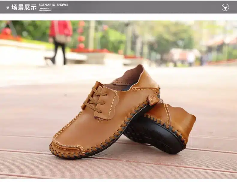 Men Leather Shoes Casual 2017 Autumn Fashion Shoes For Men Designer Shoes Casual Breathable Big Size Mens Shoes Comfort Loafers 12