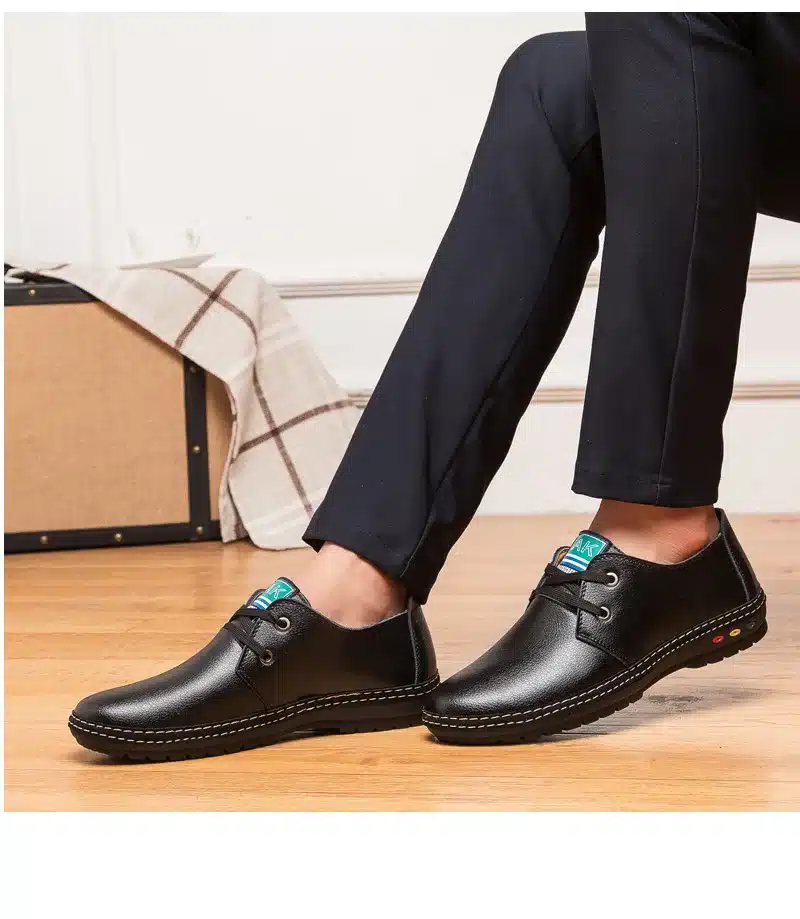Genuine Leather Men casual shoes Summer 2017 Breathable Soft Driving Men's Handmade chaussure homme Net Surface Loafers 19
