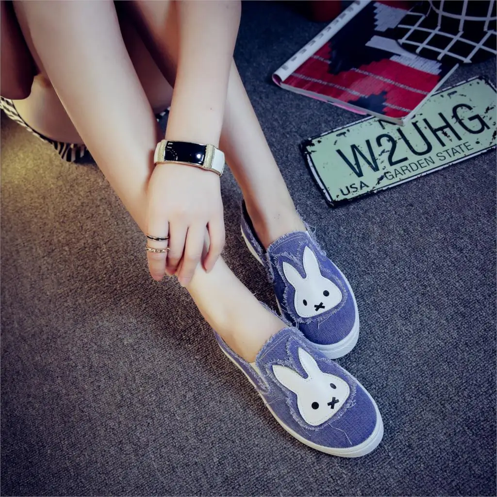 High Quality Women's Jeans Shoes flats Fashion Casual Denim Shoes Soft Soles Students Canvas Shoes Breathable Orientpostmark 5
