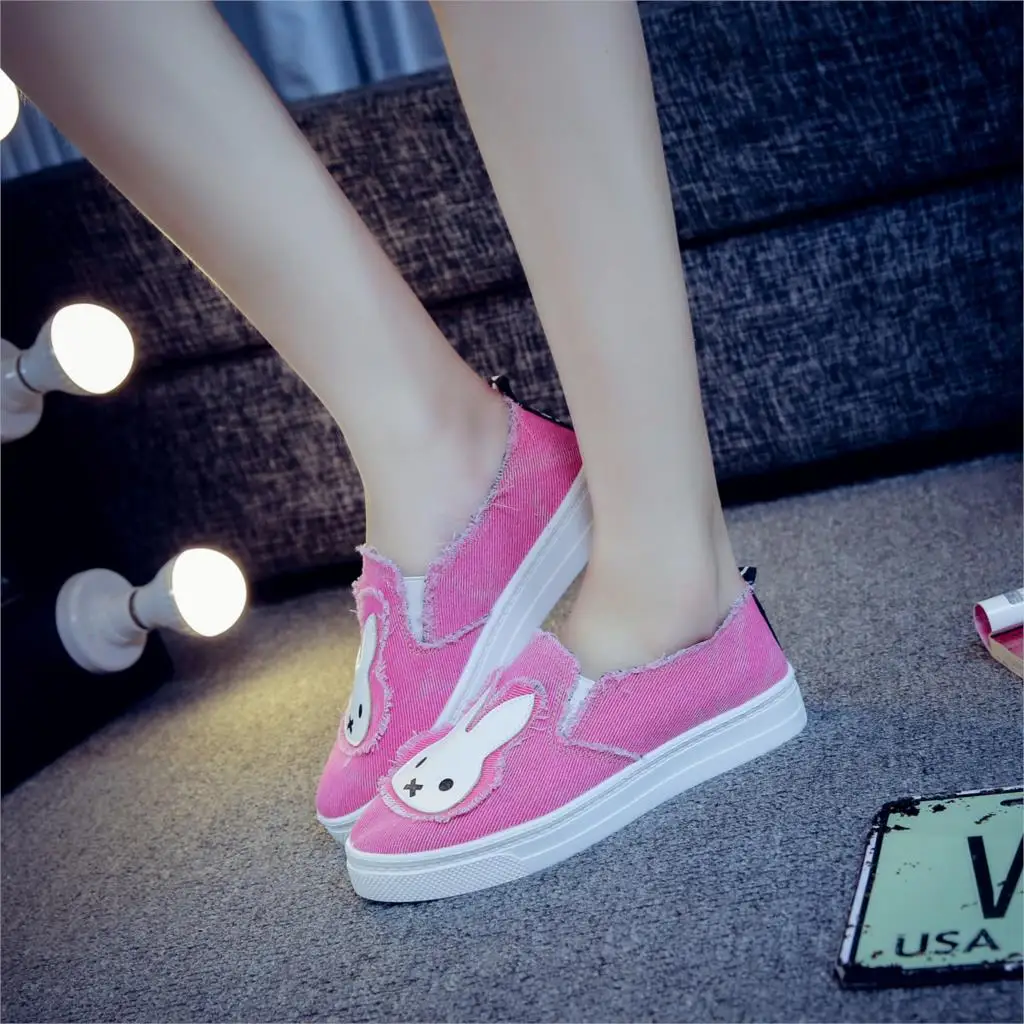 High Quality Women's Jeans Shoes flats Fashion Casual Denim Shoes Soft Soles Students Canvas Shoes Breathable Orientpostmark 13