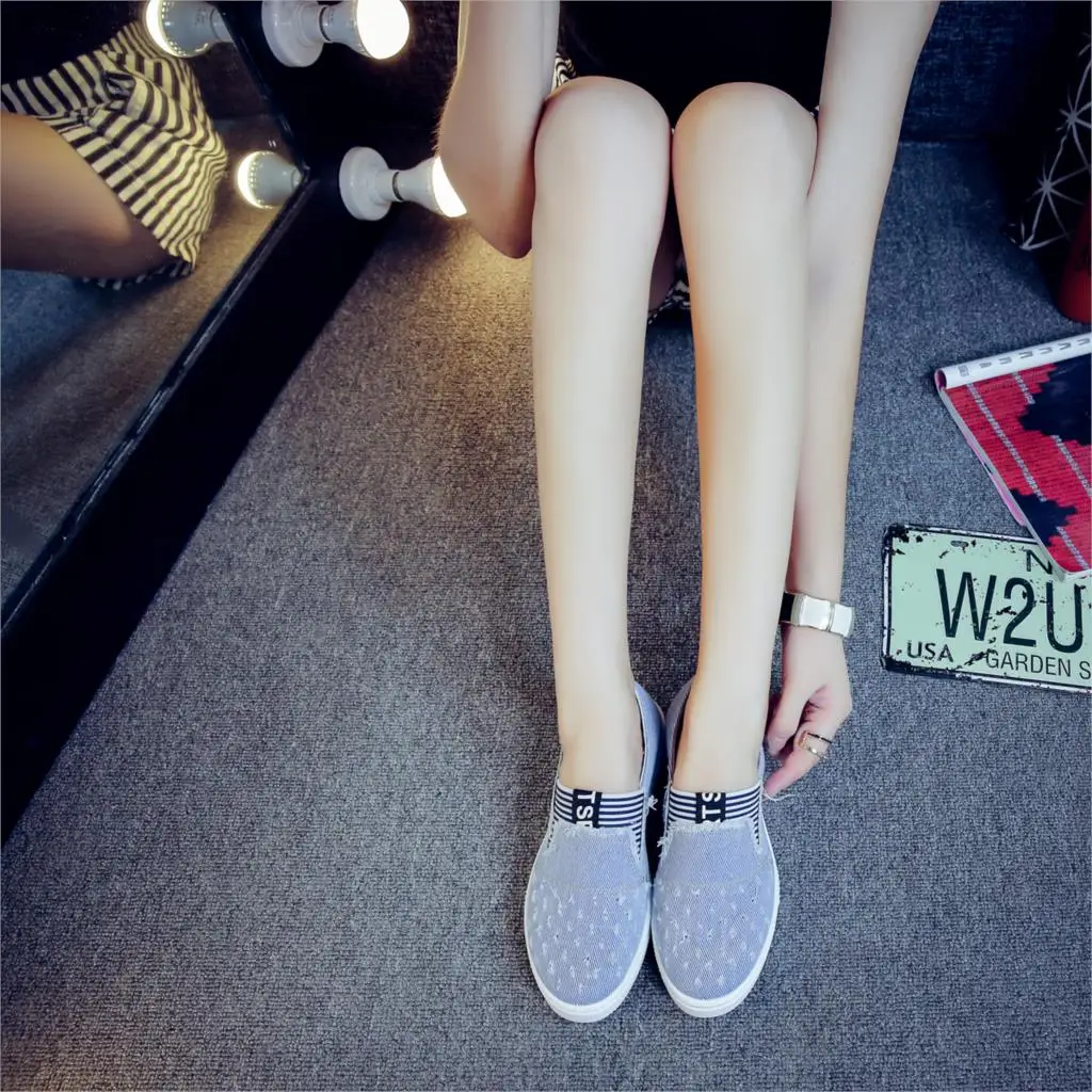 High Quality Women's Jeans Shoes flats Fashion Casual Denim Shoes Soft Soles Students Canvas Shoes Breathable Orientpostmark 17