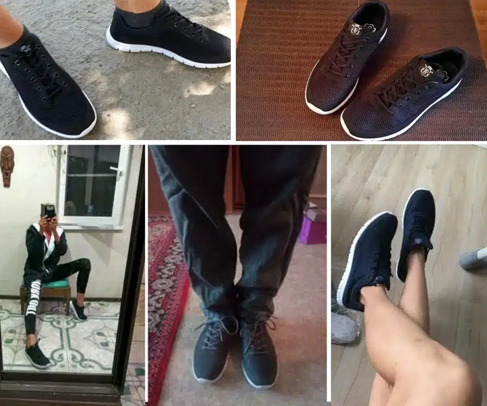 Brand Men Casual Shoes Breathable Lace-Up Walking Shoes Spring Lightweight Comfortable Walking Men Shoes Black Plus Size 48 11