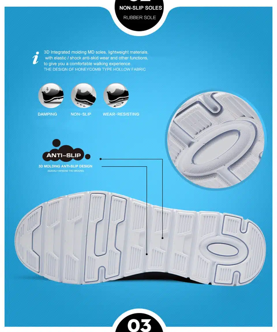 Brand Men Casual Shoes Breathable Lace-Up Walking Shoes Spring Lightweight Comfortable Walking Men Shoes Black Plus Size 48 19
