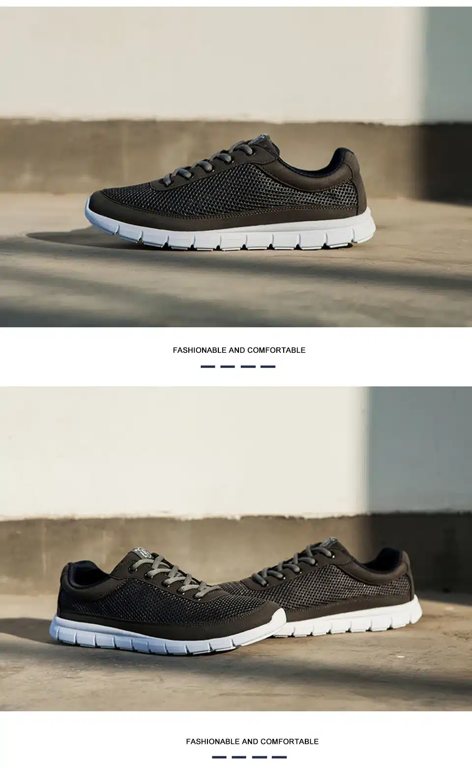 Brand Men Casual Shoes Breathable Lace-Up Walking Shoes Spring Lightweight Comfortable Walking Men Shoes Black Plus Size 48 23