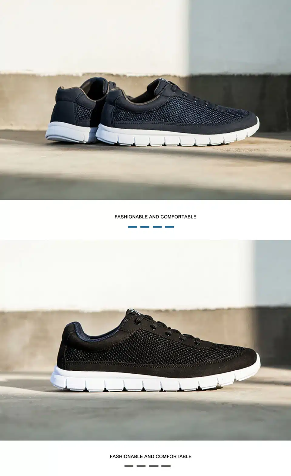 Brand Men Casual Shoes Breathable Lace-Up Walking Shoes Spring Lightweight Comfortable Walking Men Shoes Black Plus Size 48 25