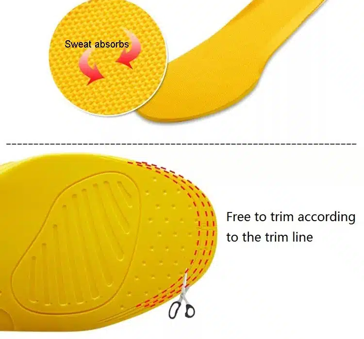 BOCAN Insole for shoes shock absorption breathable comfortable shoe insoles for men and women 002 11