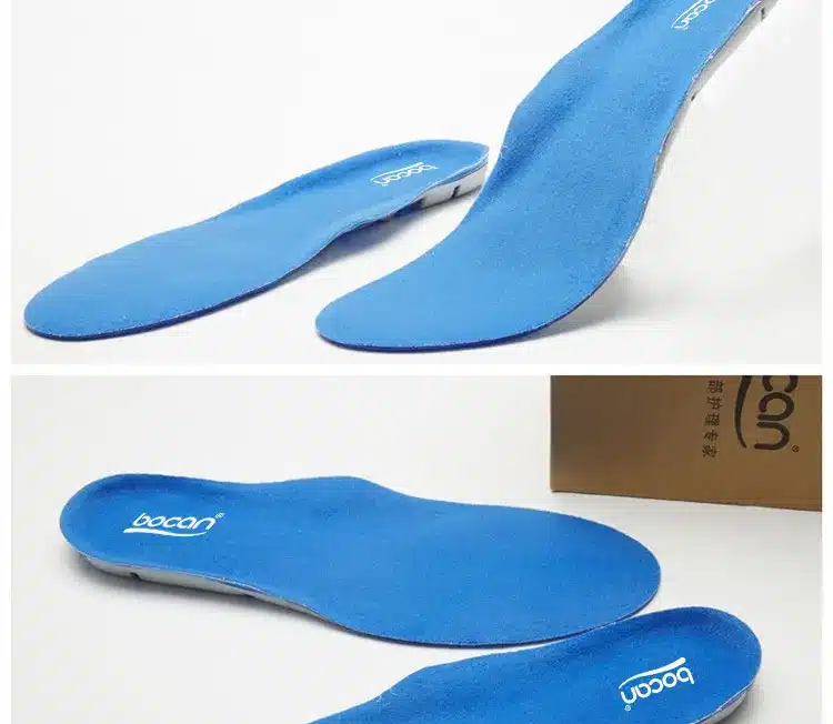 BOCAN Gel Insoles Shock Absorption Soft Comfortable Insoles for Men and Women Foot Pain & Plantar Fasciitis relief, Blue 14