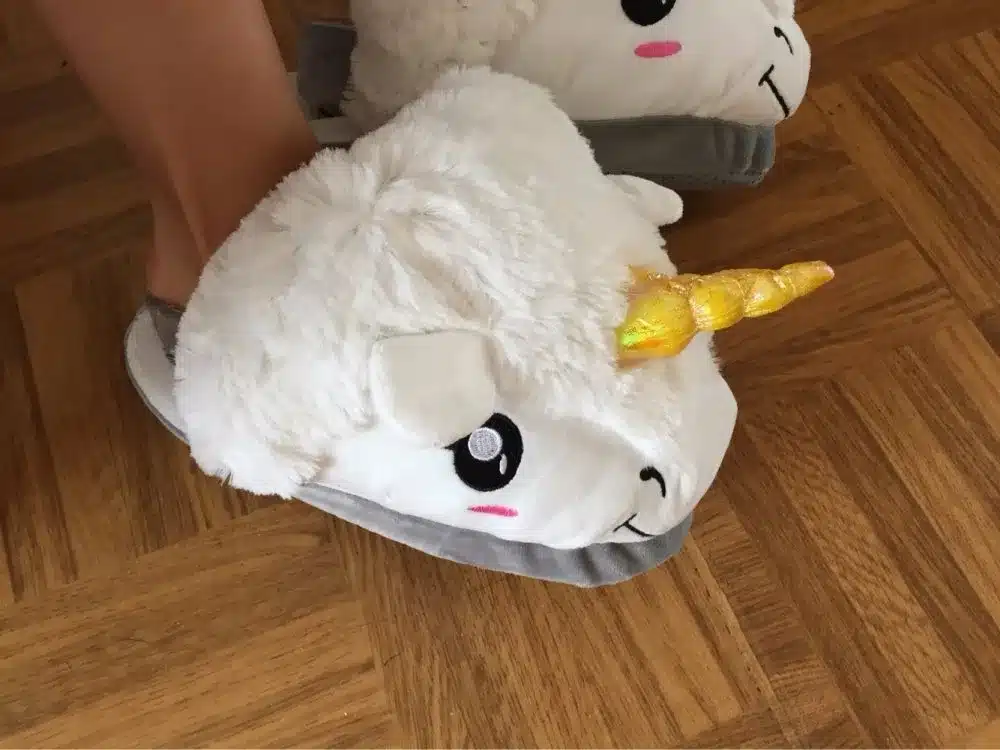 New Winter Indoor Slippers Plush Home Shoes Unicorn Slippers for Grown Ups Unisex Warm Home Slippers Shoes 13