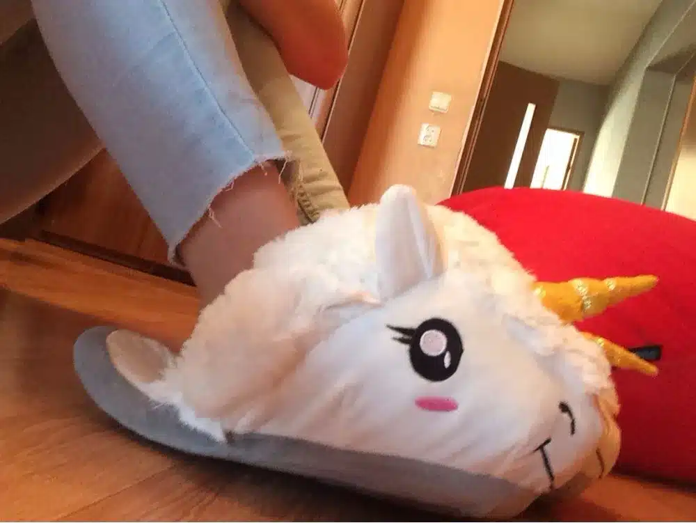 New Winter Indoor Slippers Plush Home Shoes Unicorn Slippers for Grown Ups Unisex Warm Home Slippers Shoes 14