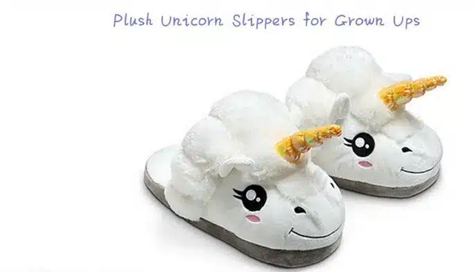 New Winter Indoor Slippers Plush Home Shoes Unicorn Slippers for Grown Ups Unisex Warm Home Slippers Shoes 27
