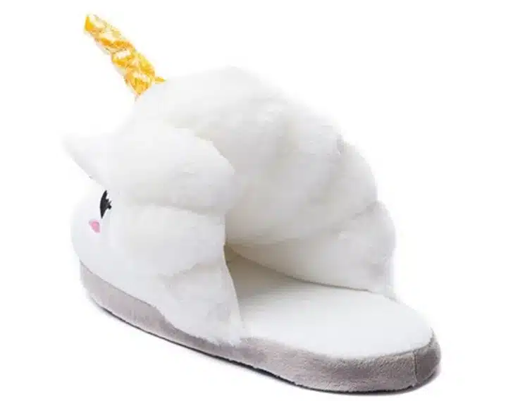 New Winter Indoor Slippers Plush Home Shoes Unicorn Slippers for Grown Ups Unisex Warm Home Slippers Shoes 30