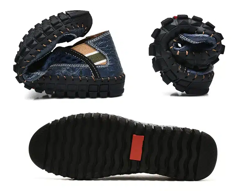 SUROM 2017 Summer Casual Shoes Men Breathable Leather Mesh Fashion Slip On Driving Shoes Comfortable Soft Hand Made Men Loafers 7