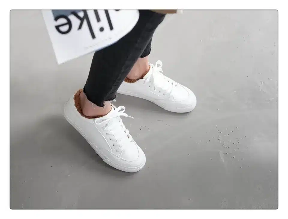 2017 Spring Autumn Shoes For Women Comfortably Lace-up Flats Shoes Women's Fashion Casual Shoes Girls Student Winter shoes 36