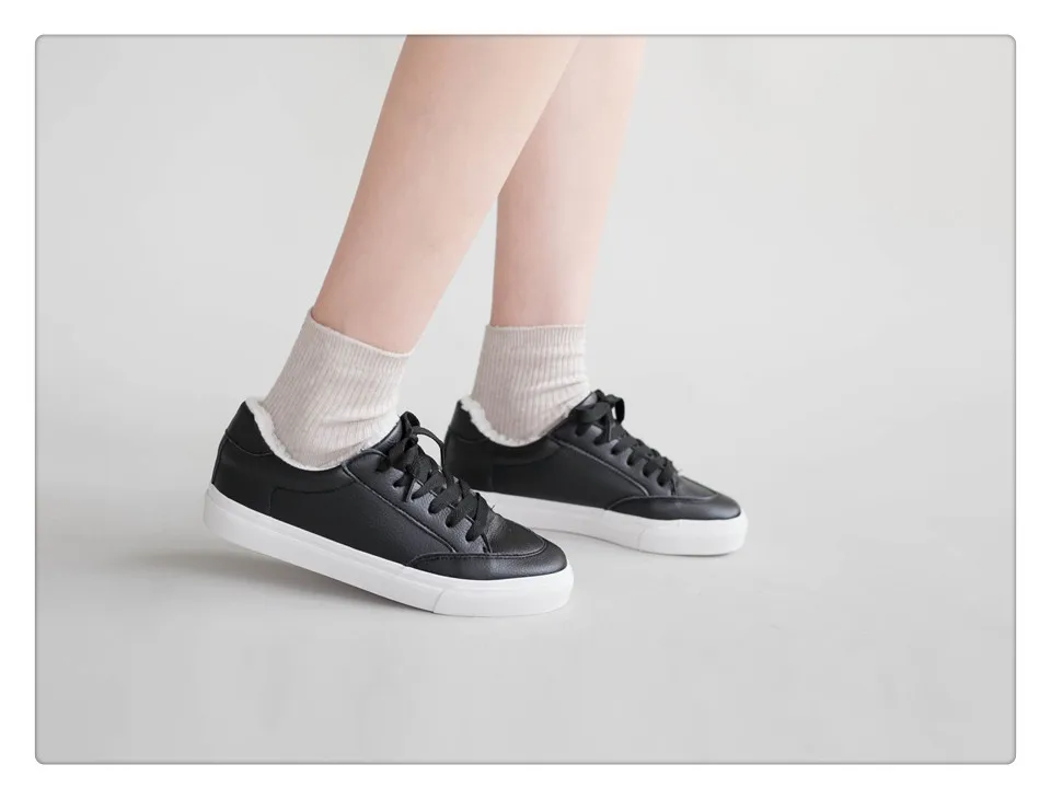 2017 Spring Autumn Shoes For Women Comfortably Lace-up Flats Shoes Women's Fashion Casual Shoes Girls Student Winter shoes 38