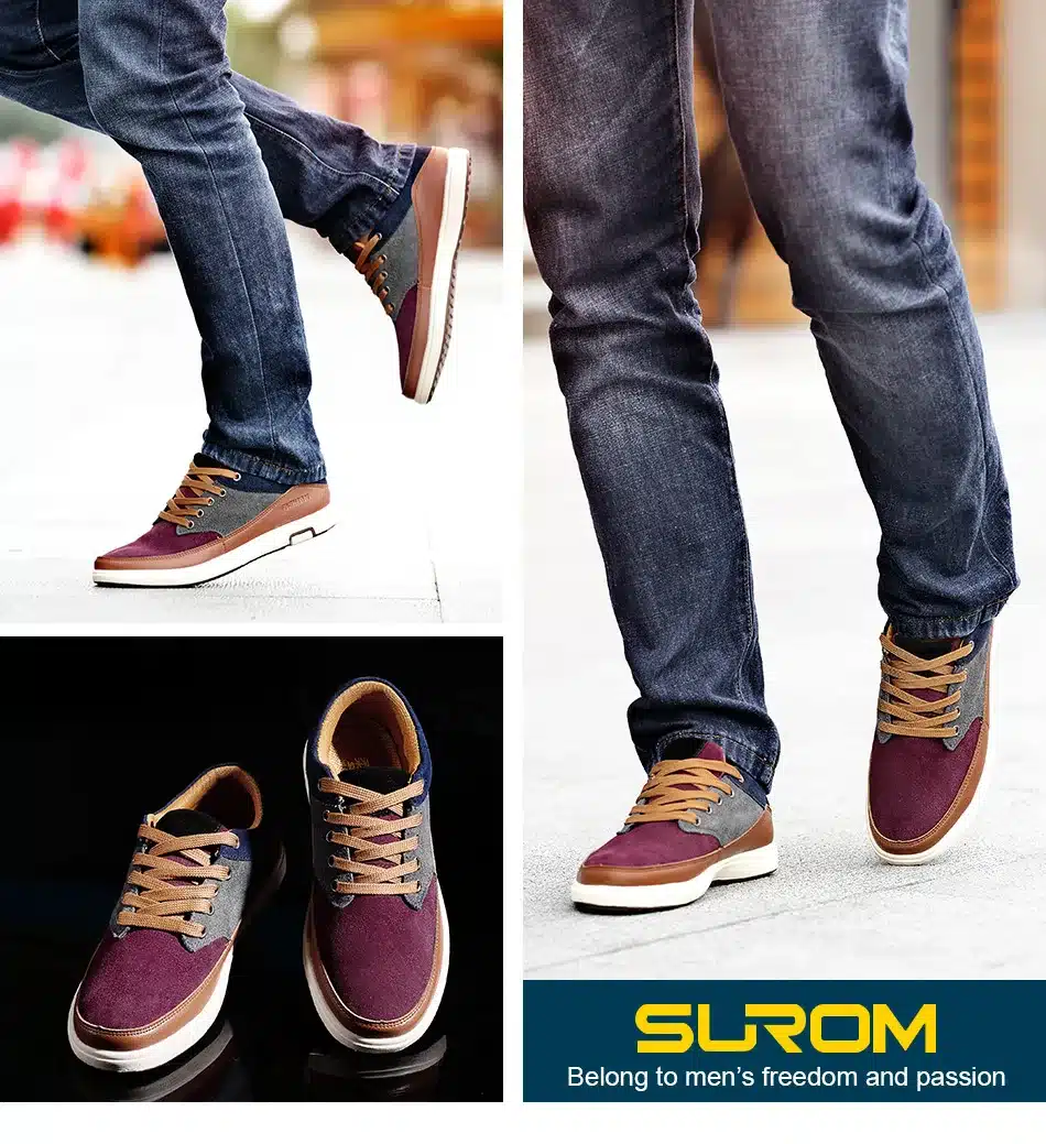 2017 Men's Leather Casual Shoes Suede Moccasins Men Loafers Patchwork Color Brand Male Shoes Chaussure Homme zapatos hombre 10