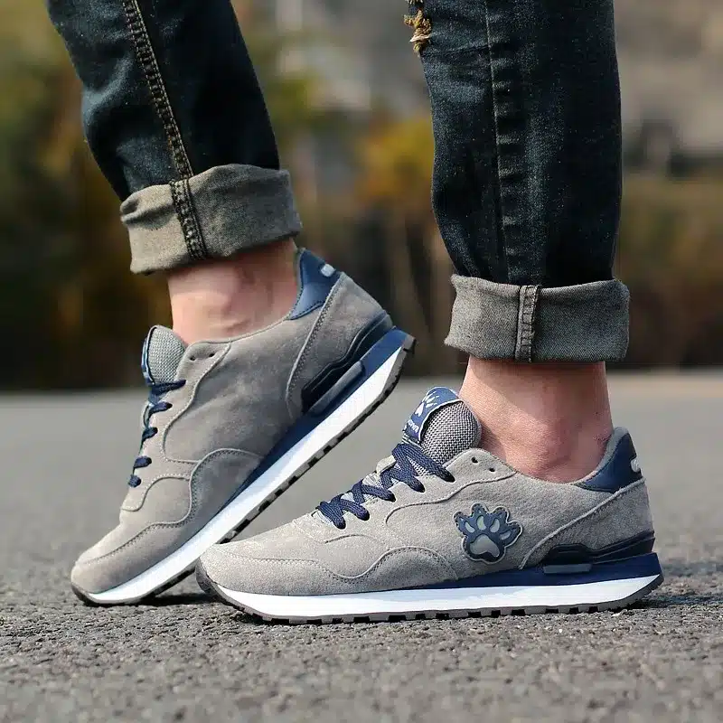 Genuine Leather Suede men Shoes Sport Fashion Men Casual shoes Breathable Walking Mens Trainers Chaussures Hombre Femme 39