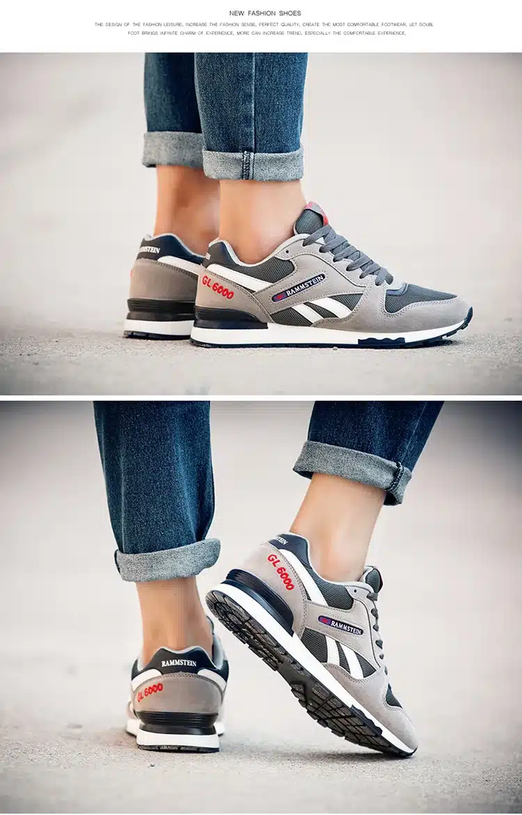 Genuine Leather Suede men Shoes Sport Fashion Men Casual shoes Breathable Walking Mens Trainers Chaussures Hombre Femme 48