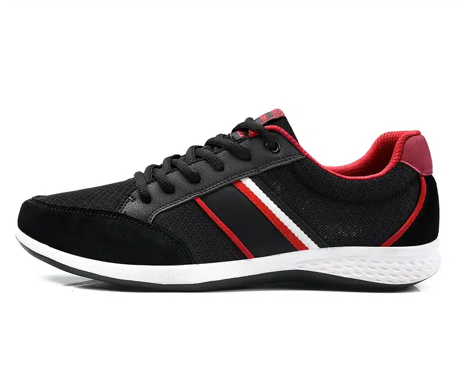 SUROM Summer Men's Shoes Breathable Leather Mesh Casual Shoes Men Luxury Brand Fashion Footwear Male Krasovki 17