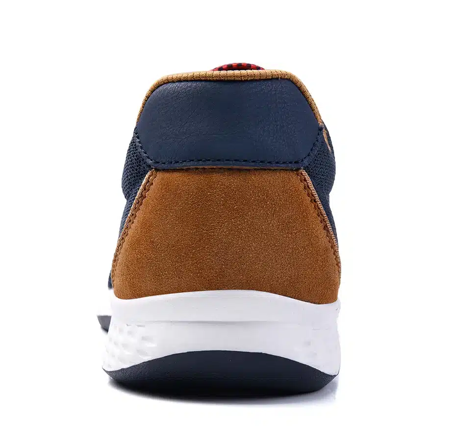SUROM Summer Men's Shoes Breathable Leather Mesh Casual Shoes Men Luxury Brand Fashion Footwear Male Krasovki 23