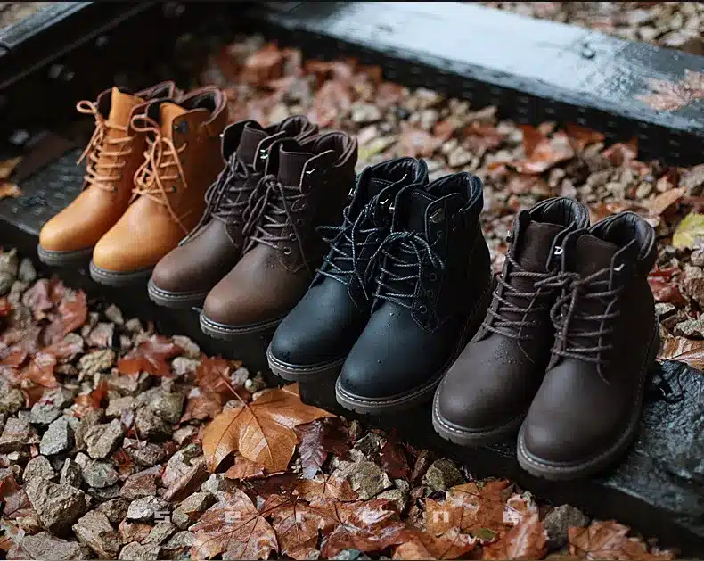 SERENE Brand 2017 Fashion Men Boots Plus Size 37~45 Winter Boot Casual Shoes British Style Tooling Boots Desert Boots Work Shoes 19