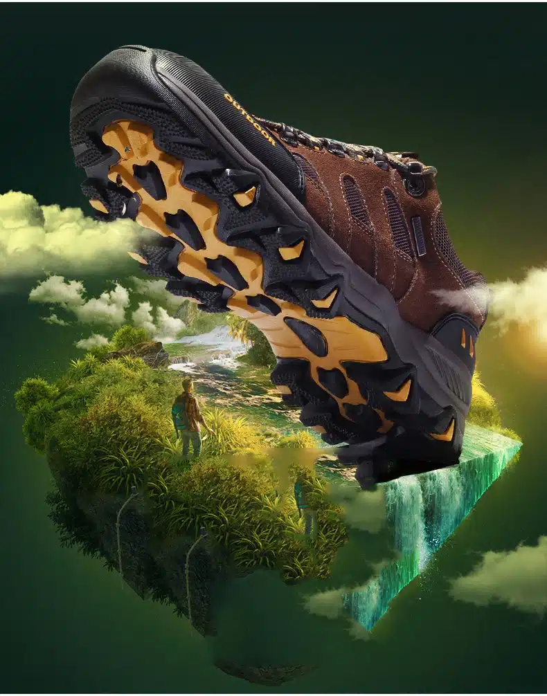Men Breathable Outdoor Shoes 2017 New Breathable Men Casual Shoes Leather Ankle shoes Plus size 38-45 Outdoor adventure shoes 4