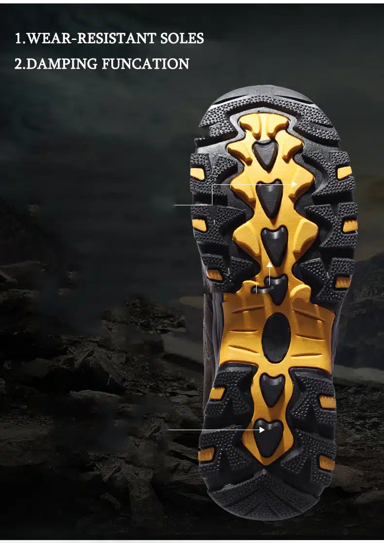 Men Breathable Outdoor Shoes 2017 New Breathable Men Casual Shoes Leather Ankle shoes Plus size 38-45 Outdoor adventure shoes 8