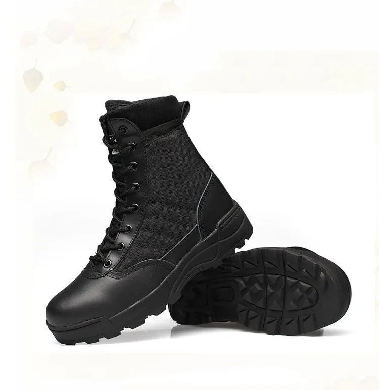 2017 Outdoor Army Boots Men's Military Desert Tactical Boot Shoes Autumn Breathable Combat Ankle Boots Botas Tacticos Zapatos 10