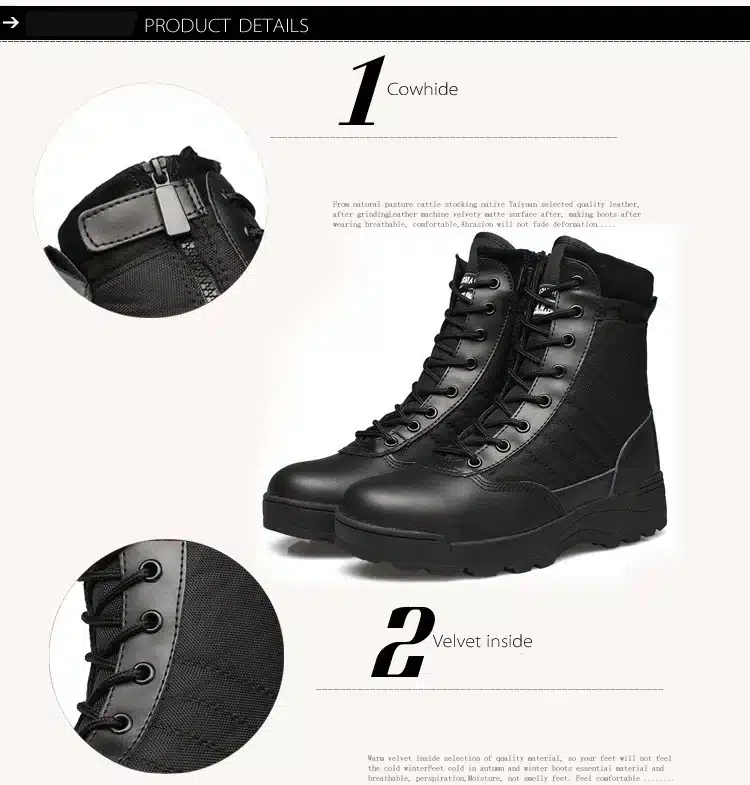 2017 Outdoor Army Boots Men's Military Desert Tactical Boot Shoes Autumn Breathable Combat Ankle Boots Botas Tacticos Zapatos 11