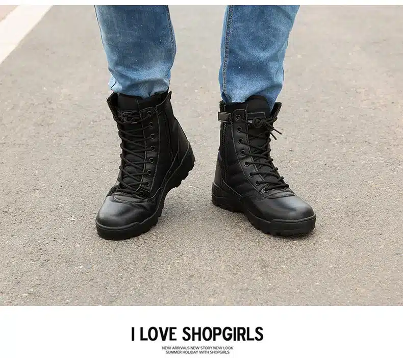 2017 Outdoor Army Boots Men's Military Desert Tactical Boot Shoes Autumn Breathable Combat Ankle Boots Botas Tacticos Zapatos 22