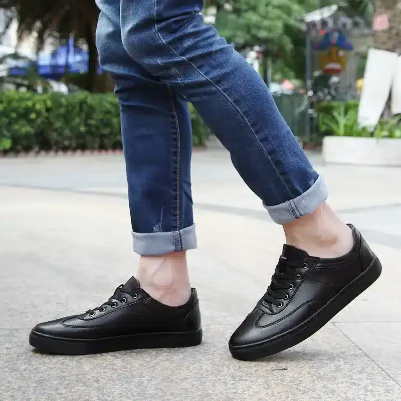 Dekesen Genuine leather men casual shoes Size 35~49 comfortable fashion men shoes,Lace-Up Shoes Natural Cow Leather Loafers 22