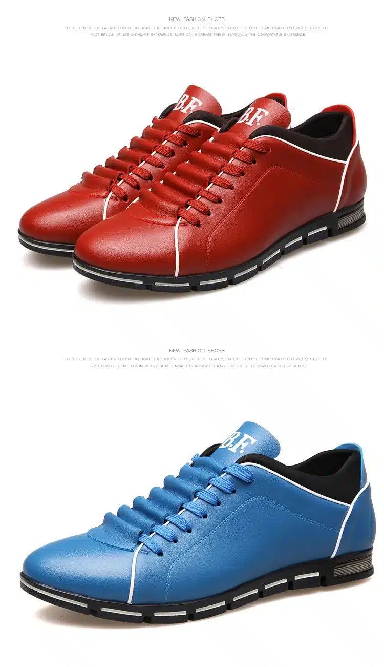 Plus size 37-48 Brand Men Shoes England Trend Casual Leisure Shoes Leather Shoes Breathable For Male Footear Loafers Men's Flats 5
