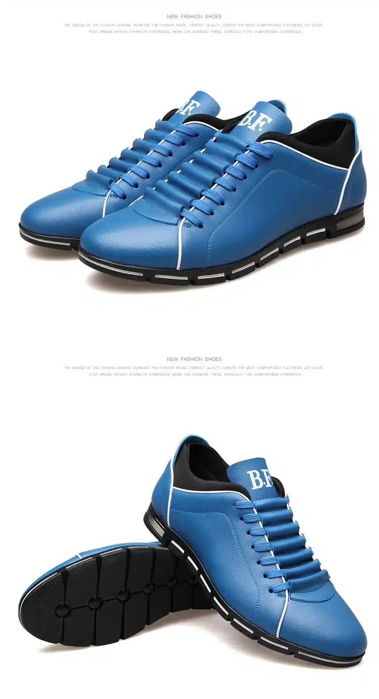 Plus size 37-48 Brand Men Shoes England Trend Casual Leisure Shoes Leather Shoes Breathable For Male Footear Loafers Men's Flats 6