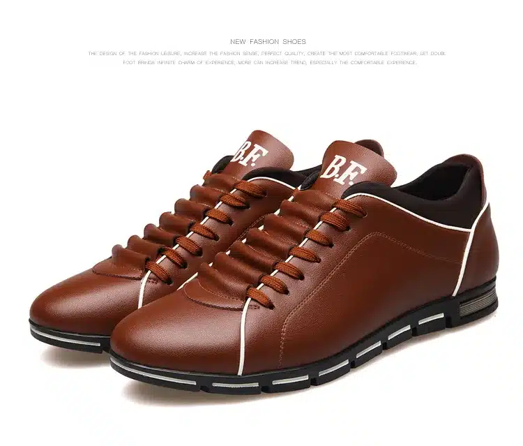 Plus size 37-48 Brand Men Shoes England Trend Casual Leisure Shoes Leather Shoes Breathable For Male Footear Loafers Men's Flats 9