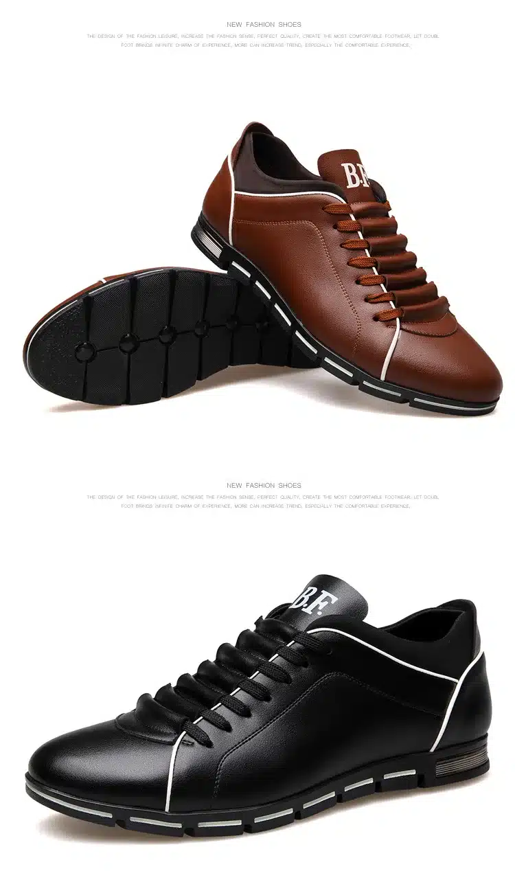 Plus size 37-48 Brand Men Shoes England Trend Casual Leisure Shoes Leather Shoes Breathable For Male Footear Loafers Men's Flats 10