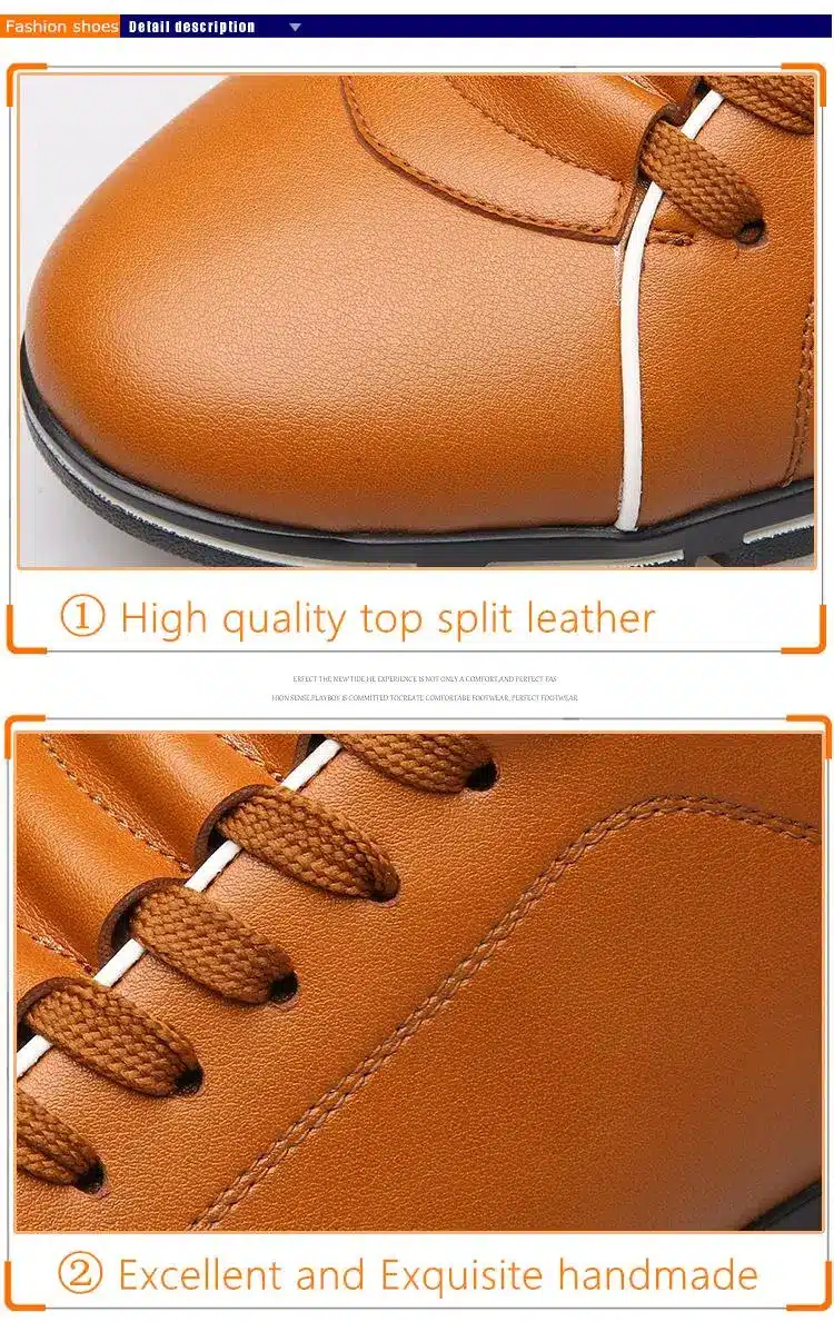 Plus size 37-48 Brand Men Shoes England Trend Casual Leisure Shoes Leather Shoes Breathable For Male Footear Loafers Men's Flats 12