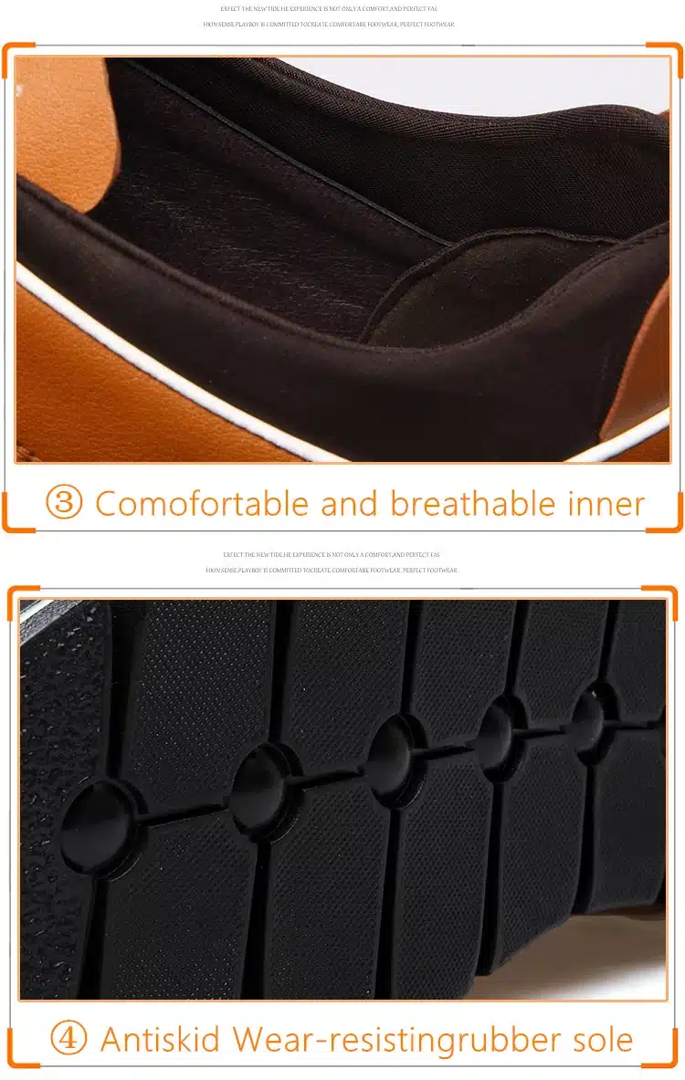 Plus size 37-48 Brand Men Shoes England Trend Casual Leisure Shoes Leather Shoes Breathable For Male Footear Loafers Men's Flats 13