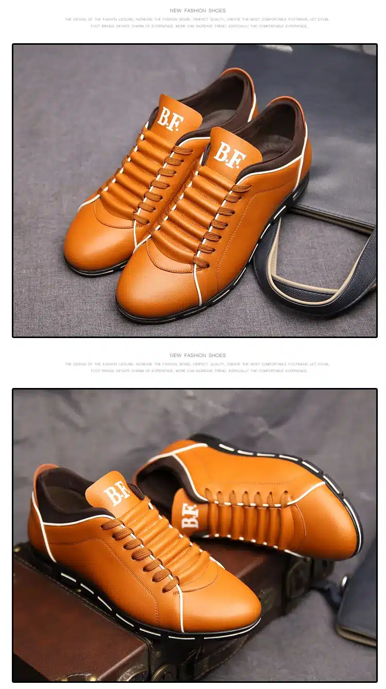 Plus size 37-48 Brand Men Shoes England Trend Casual Leisure Shoes Leather Shoes Breathable For Male Footear Loafers Men's Flats 15
